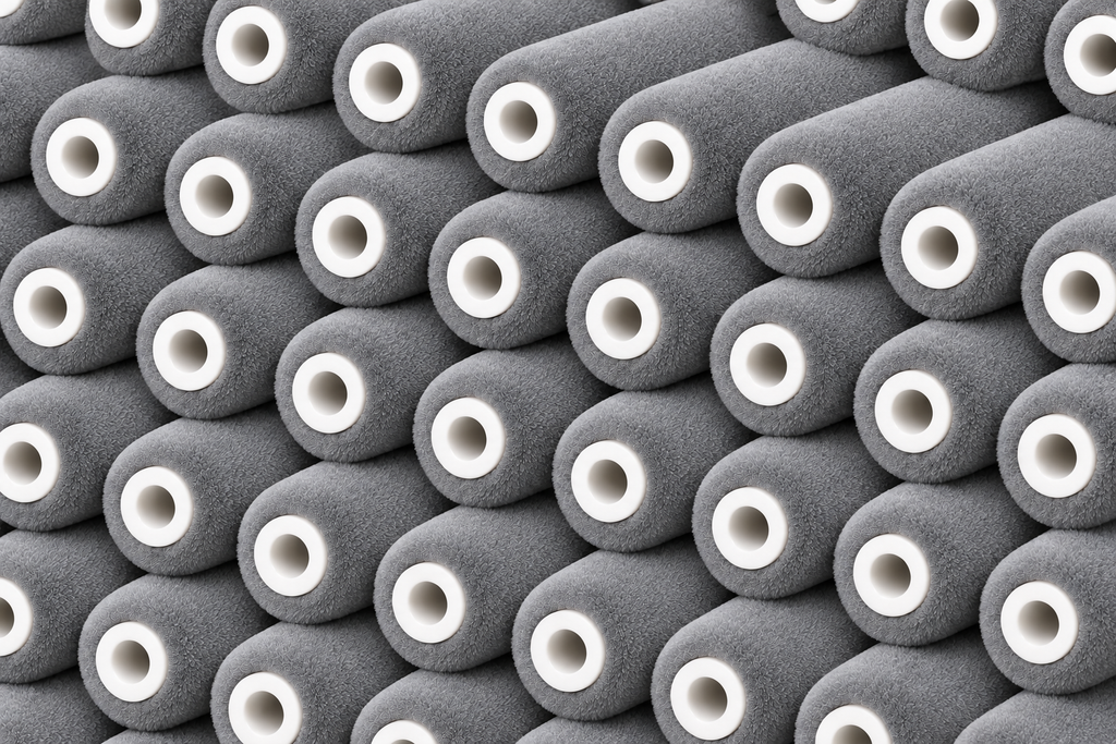TruCoat NanoFlock foam roller 4 inch